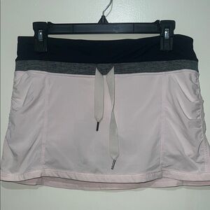 lululemon athletica Pink and Black Skirt